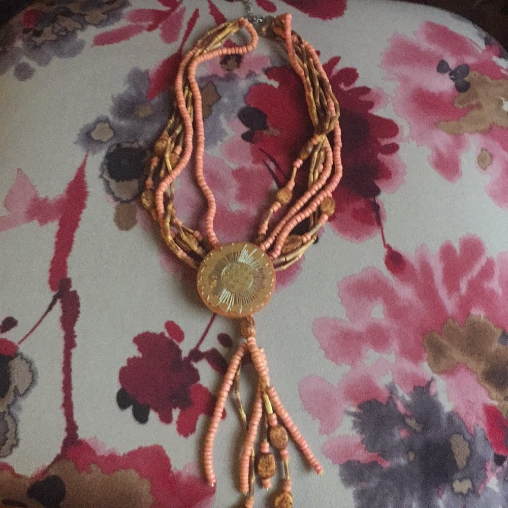 Bohemian beaded necklace